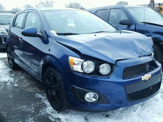 1G1JF6SB6D4167345 - 2013 CHEVROLET SONIC LTZ BLUE photo 1