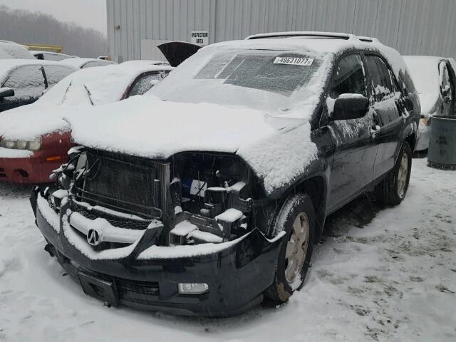 2HNYD18246H504939 - 2006 ACURA MDX BLACK photo 2