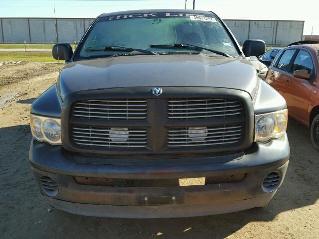 1B7HA16N42J119305 - 2002 DODGE RAM 1500 GRAY photo 9