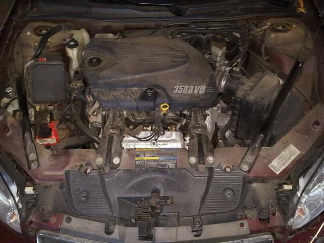 2G1WT58K779396456 - 2007 CHEVROLET IMPALA LT BURGUNDY photo 7