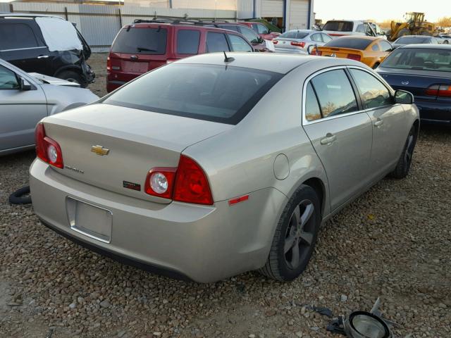 1G1ZC5E11BF284230 - 2011 CHEVROLET MALIBU 1LT 金色 照片 4