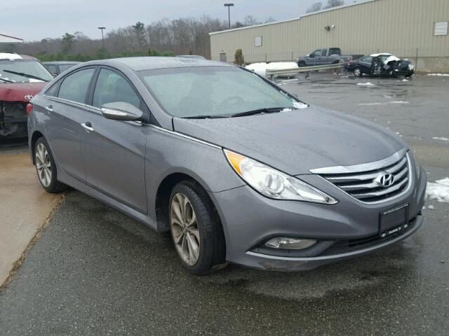 5NPEC4AC0EH836348 - 2014 HYUNDAI SONATA SE GRAY photo 1