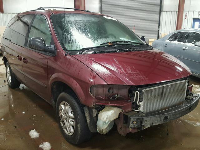 1D4GP44R13B212010 - 2003 DODGE GRAND CARA MAROON photo 1