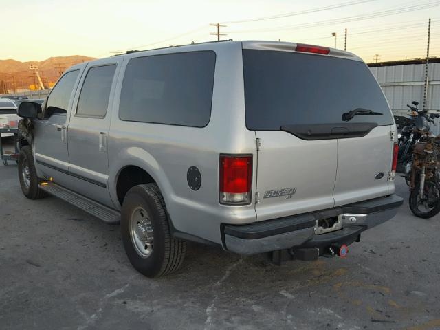 1FMNU40S9YEA46892 - 2000 FORD EXCURSION SILVER photo 3