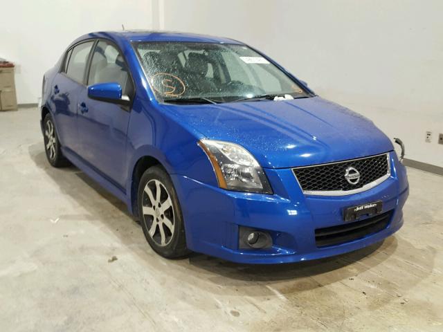 3N1AB6AP9CL672498 - 2012 NISSAN SENTRA 2.0 BLUE photo 1