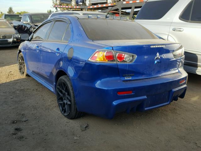 JA32U2FU9HU010984 - 2017 MITSUBISHI LANCER ES BLUE photo 3