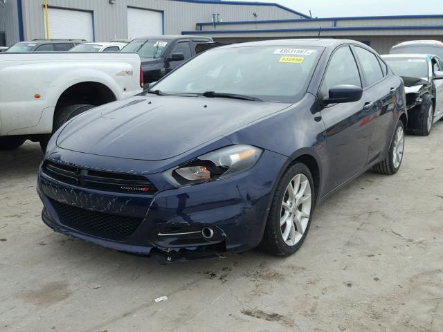 1C3CDFBA0DD342870 - 2013 DODGE DART SXT BLUE photo 2