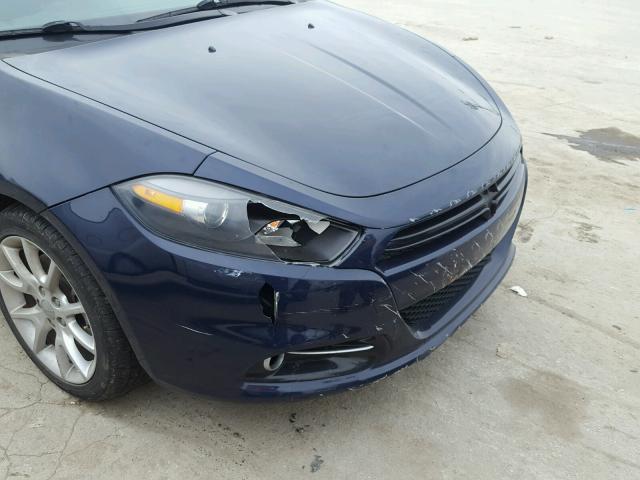 1C3CDFBA0DD342870 - 2013 DODGE DART SXT BLUE photo 9