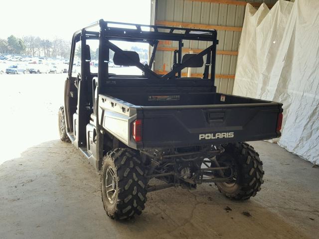 4XARVE994H8018772 - 2017 POLARIS RANGER CRE BROWN photo 3