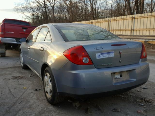 1G2ZF58BX74145434 - 2007 PONTIAC G6 VALUE L BLUE photo 3