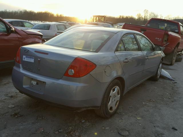 1G2ZF58BX74145434 - 2007 PONTIAC G6 VALUE L BLUE photo 4