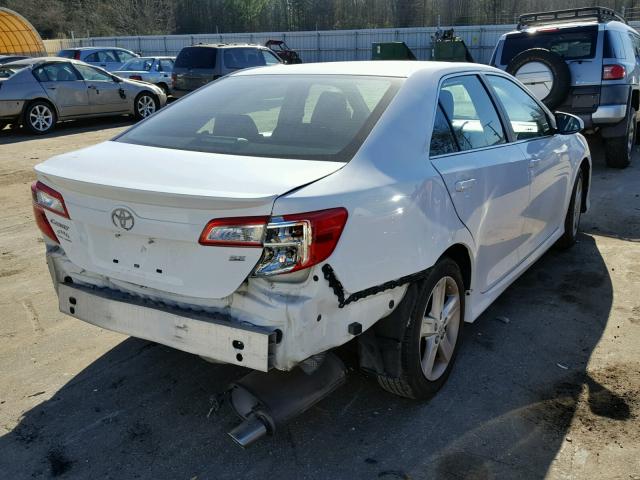 4T1BF1FK9DU210239 - 2013 TOYOTA CAMRY L WHITE photo 4