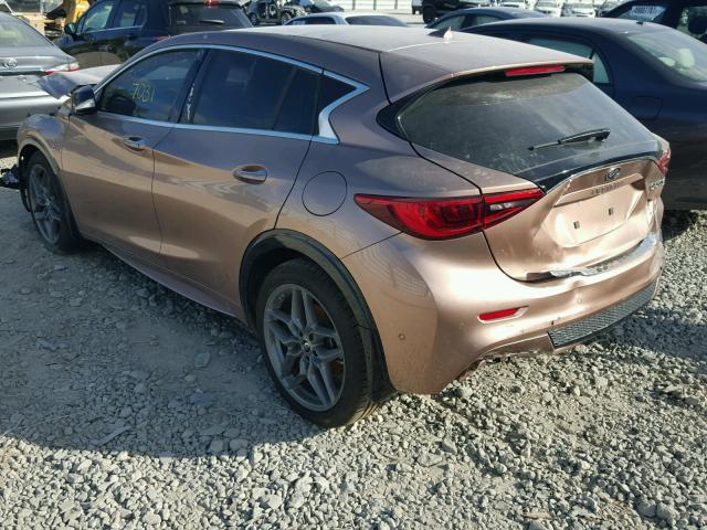 SJKCH5CP6HA014743 - 2017 INFINITI QX30 BASE PINK photo 3