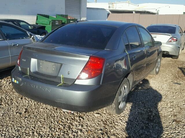 1G8AJ55F37Z196091 - 2007 SATURN ION LEVEL CHARCOAL photo 4