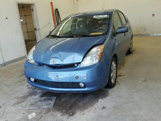 JTDKB20U587746920 - 2008 TOYOTA PRIUS BLUE photo 2