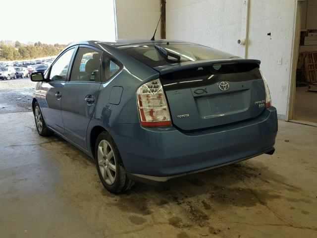 JTDKB20U587746920 - 2008 TOYOTA PRIUS BLUE photo 3