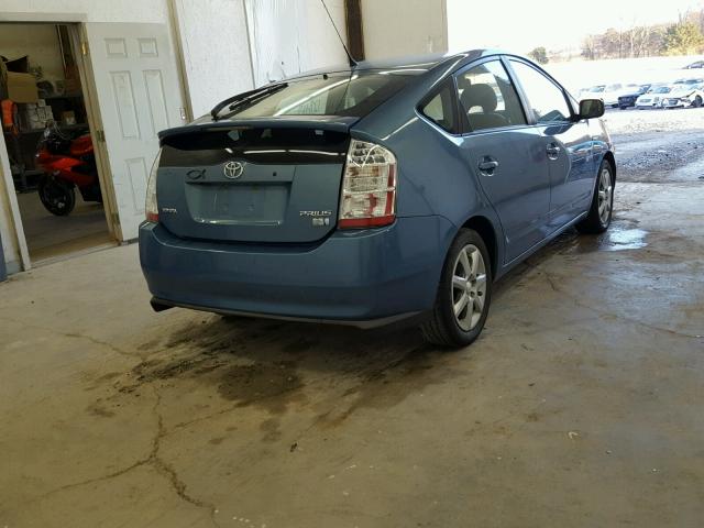 JTDKB20U587746920 - 2008 TOYOTA PRIUS BLUE photo 4