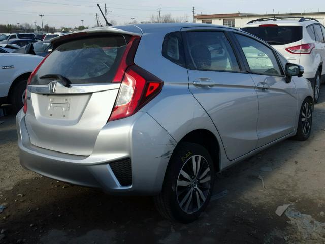 3HGGK5H85FM764563 - 2015 HONDA FIT EX SILVER photo 4