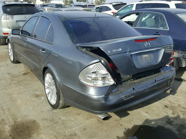 WDBUF56J26A927659 - 2006 MERCEDES-BENZ E 350 GRAY photo 3