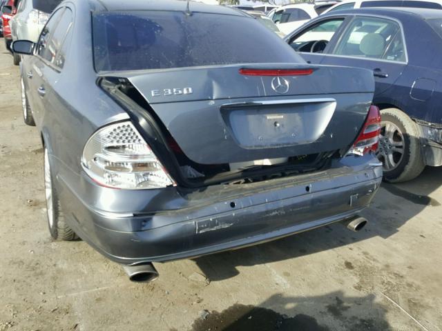 WDBUF56J26A927659 - 2006 MERCEDES-BENZ E 350 GRAY photo 9