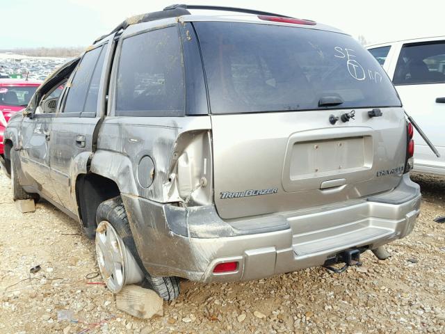 1GNDT13S522395156 - 2002 CHEVROLET TRAILBLAZE TAN photo 3