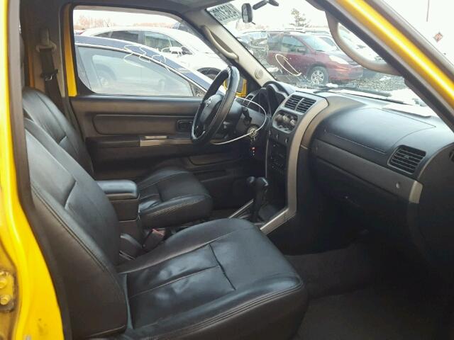 1N6MD29Y02C320413 - 2002 NISSAN FRONTIER C YELLOW photo 5