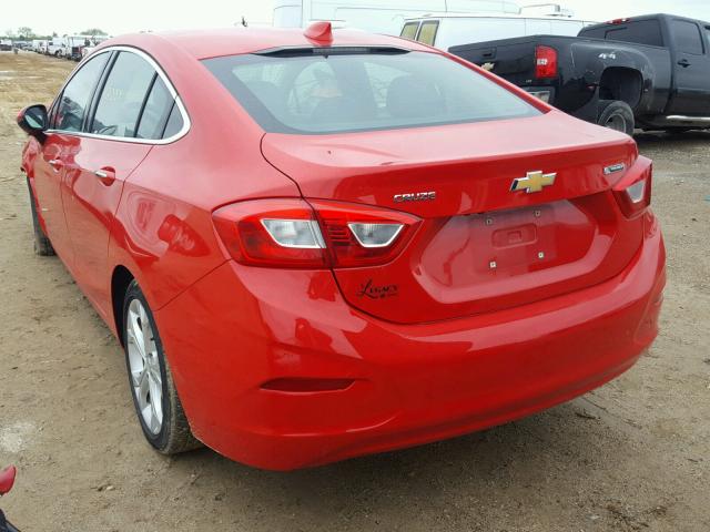 1G1BF5SM8H7158683 - 2017 CHEVROLET CRUZE PREM RED photo 3