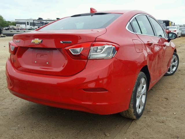 1G1BF5SM8H7158683 - 2017 CHEVROLET CRUZE PREM RED photo 4