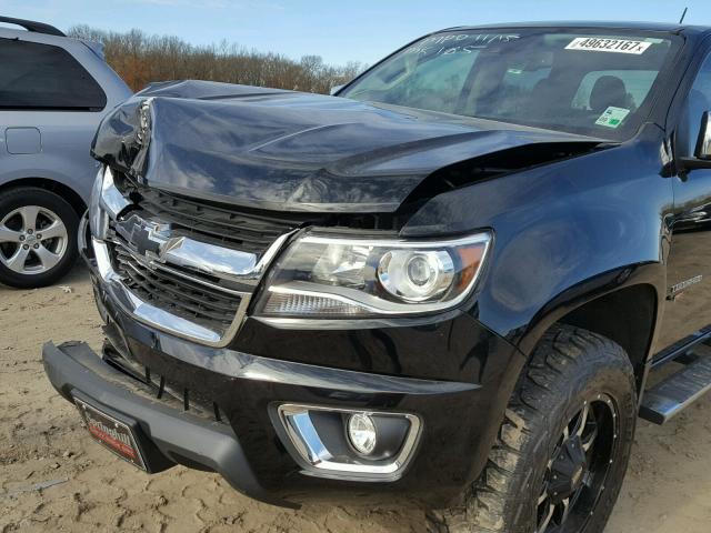 1GCGTBE32F1220554 - 2015 CHEVROLET COLORADO L BLACK photo 9