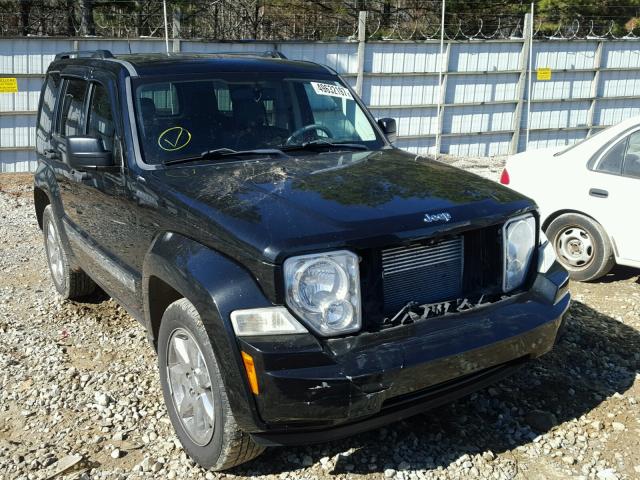 1J8GN58K08W173456 - 2008 JEEP LIBERTY LI BLACK photo 1