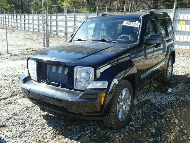 1J8GN58K08W173456 - 2008 JEEP LIBERTY LI BLACK photo 2