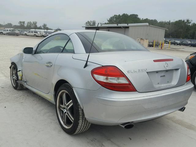 WDBWK56F95F075120 - 2005 MERCEDES-BENZ SLK 350 SILVER photo 3