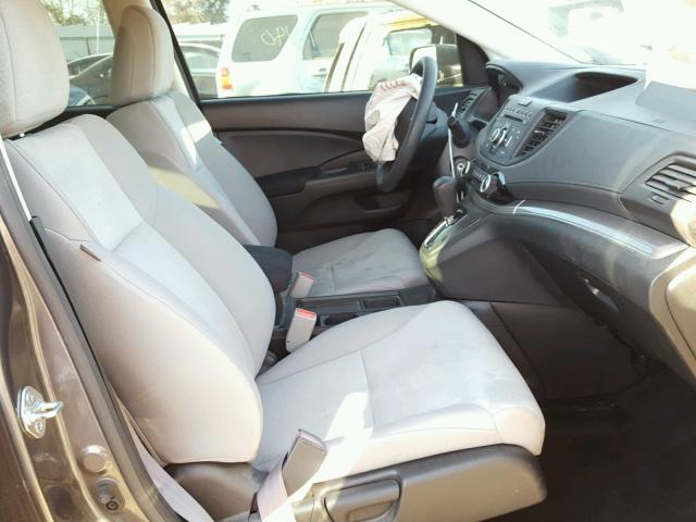 3CZRM3H33FG709239 - 2015 HONDA CR-V LX GRAY photo 5