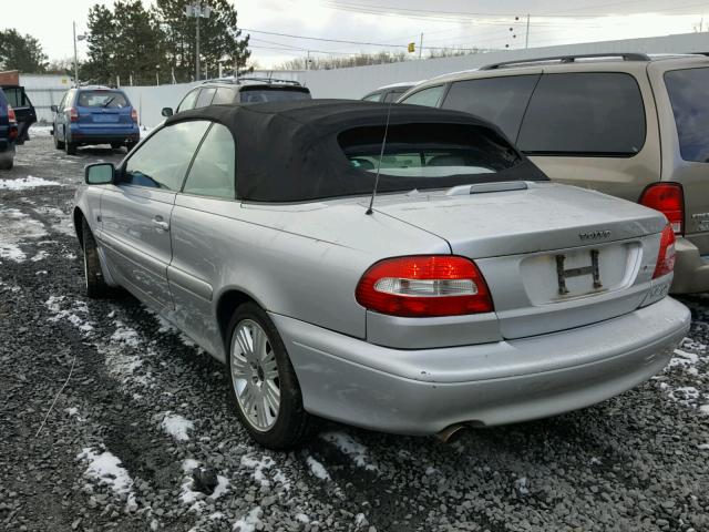 YV1NC62D63J035554 - 2003 VOLVO C70 HPT SILVER photo 3