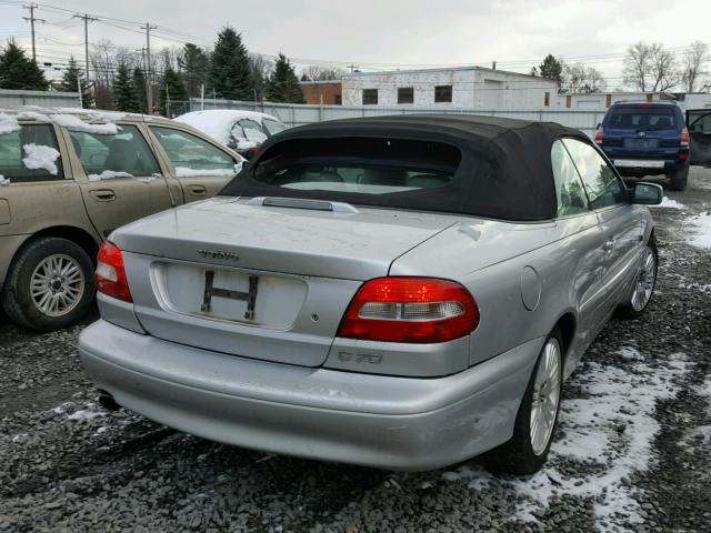 YV1NC62D63J035554 - 2003 VOLVO C70 HPT SILVER photo 4