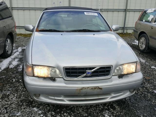 YV1NC62D63J035554 - 2003 VOLVO C70 HPT SILVER photo 9