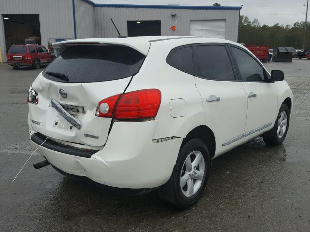 JN8AS5MT3CW277411 - 2012 NISSAN ROGUE S WHITE photo 4