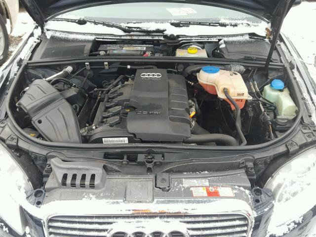 WAUDF78E17A098305 - 2007 AUDI A4 2.0T QU BLUE photo 7