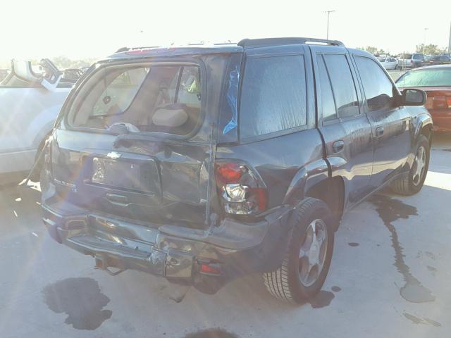 1GNDS13S372235013 - 2007 CHEVROLET TRAILBLAZE GRAY photo 4