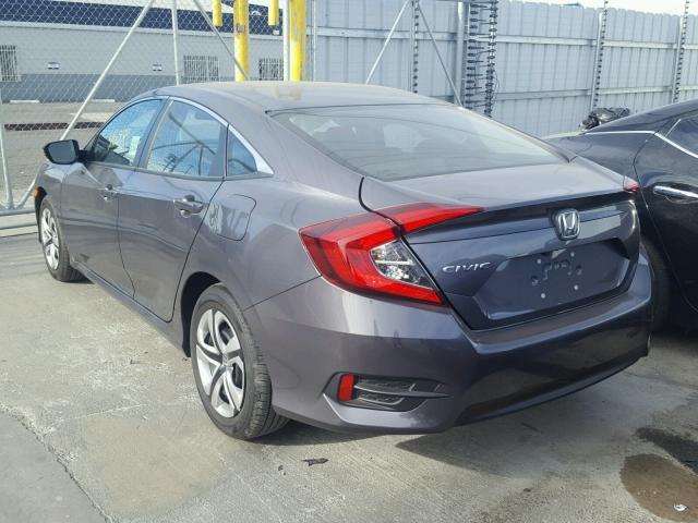 2HGFC2F59HH573701 - 2017 HONDA CIVIC LX GRAY photo 3