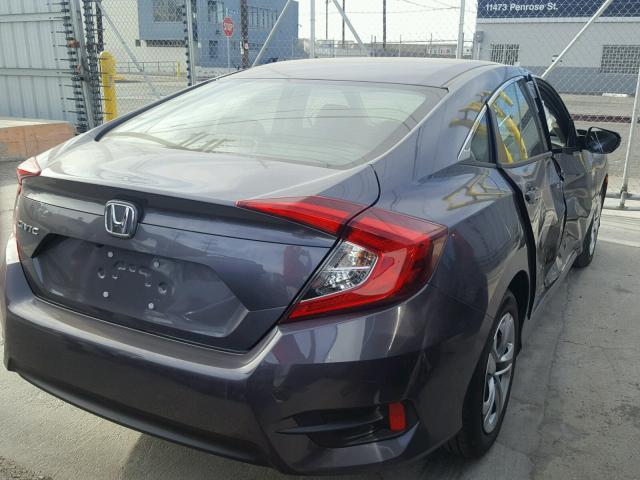 2HGFC2F59HH573701 - 2017 HONDA CIVIC LX GRAY photo 4