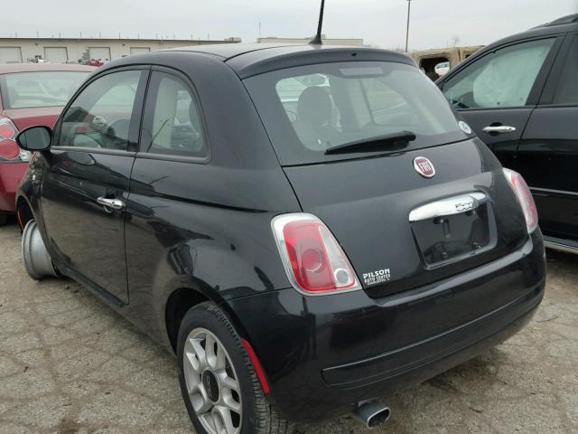 3C3CFFAR1FT624000 - 2015 FIAT 500 POP BLACK photo 3