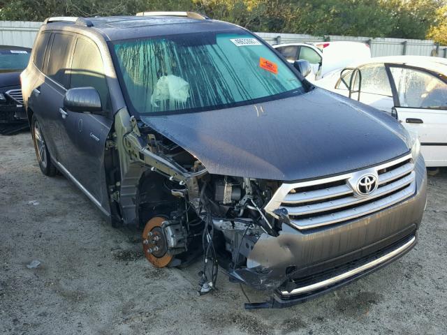 5TDYK3EH0CS082780 - 2012 TOYOTA HIGHLANDER GRAY photo 1