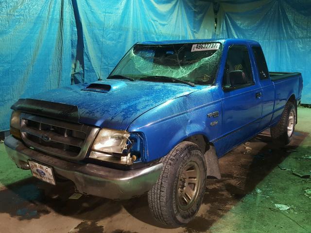 1FTYR14V1XPB31685 - 1999 FORD RANGER SUP BLUE photo 2