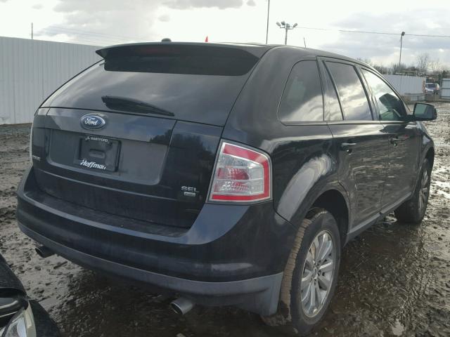 2FMDK49C17BB26209 - 2007 FORD EDGE SEL P BLACK photo 4