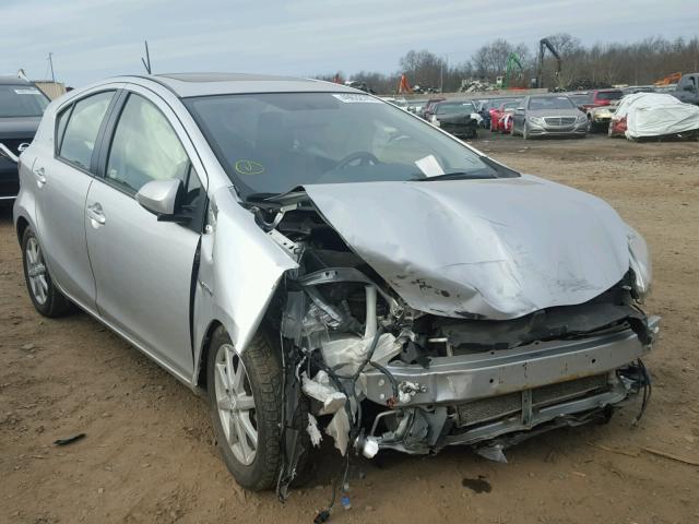 JTDKDTB32D1048668 - 2013 TOYOTA PRIUS C SILVER photo 1