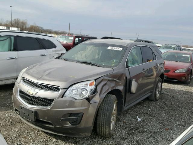 2CNALDEC8B6437658 - 2011 CHEVROLET EQUINOX LT BROWN photo 2