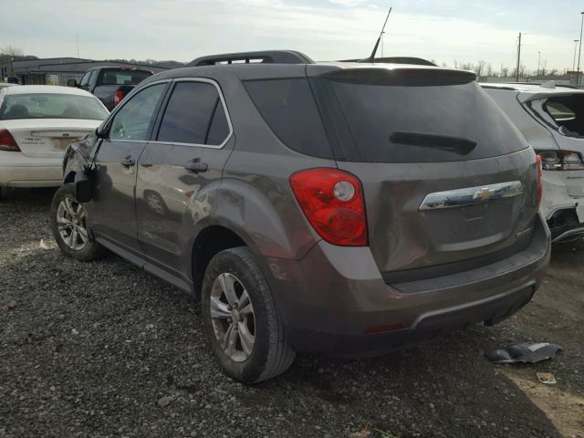 2CNALDEC8B6437658 - 2011 CHEVROLET EQUINOX LT BROWN photo 3