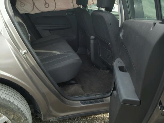 2CNALDEC8B6437658 - 2011 CHEVROLET EQUINOX LT BROWN photo 6