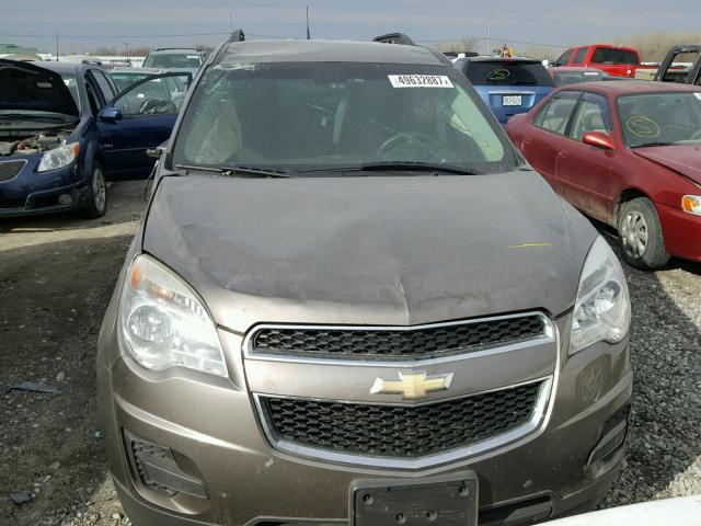 2CNALDEC8B6437658 - 2011 CHEVROLET EQUINOX LT BROWN photo 7